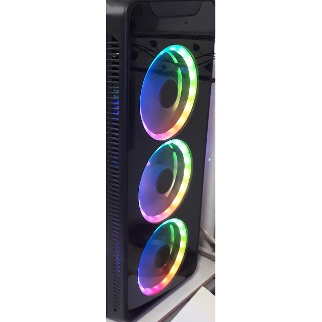 Fan led RGB Coolmoon V1, có hub remote