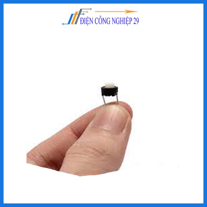 Nút Nhấn 2 Chân - Trắng