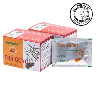 Trà Gừng Traphaco-Hộp 10 gói
