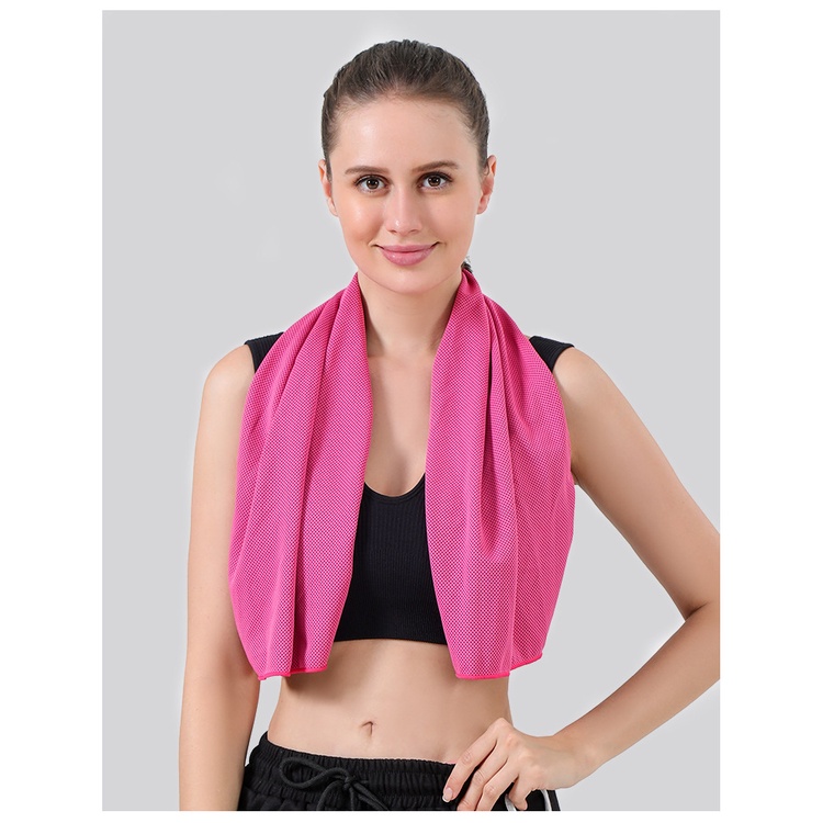 Khăn Polyester Silicon Làm Mát 30 * 80cm 8 Màu Khô Nhanh Thoải Mái Nhỏ Gọn Cho Người Tập Thể Dục Thể Thao Ngoài Trời