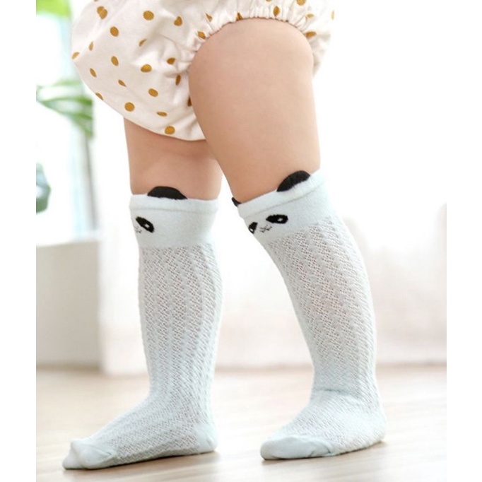 Tất lưới hè- thu chống muỗi cao cổ hình thú cho bé (0-3 tuổi)