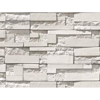 Giấy dán tường, decal dán tường giả đá có sẵn keo tự bóc dán