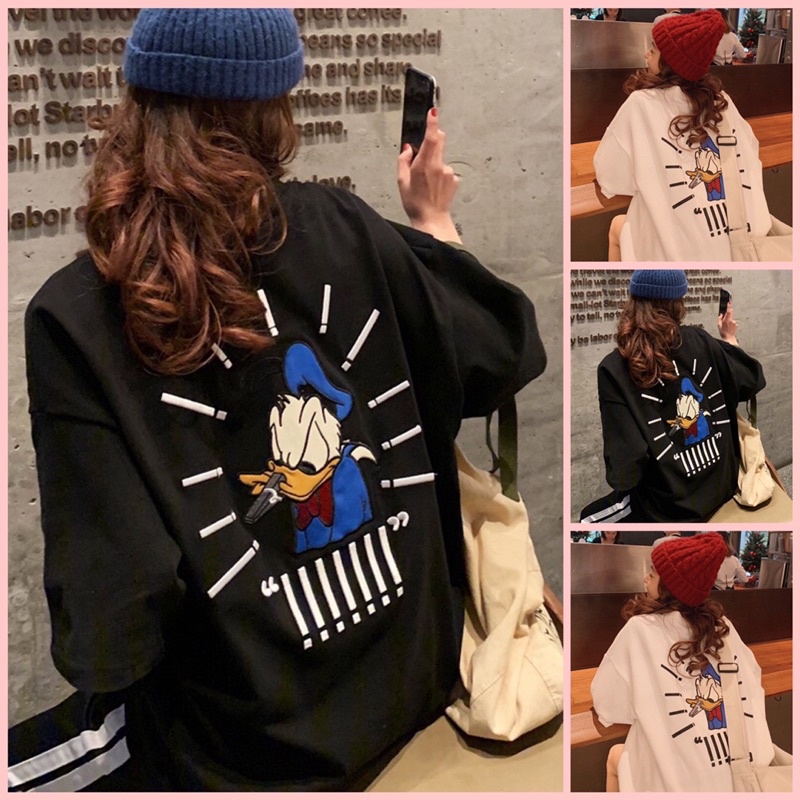 Áo thun Vịt Mũ XanhÁo phông unisex nam nữ mặc đôi, nhóm, lớp Cá tínhFree ship rẻ nhấtChất cotton mát thấm hút mồ hôi