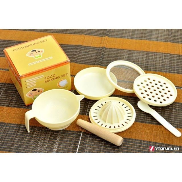 Sét 2 Bộ chế biến ăn dặm 7 món Food making set  RS-589