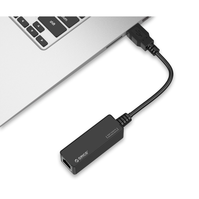 Bộ Chuyển USB 2.0 Sang Cổng LAN Orico UTJ-U2 - Hàng Chính Hãng