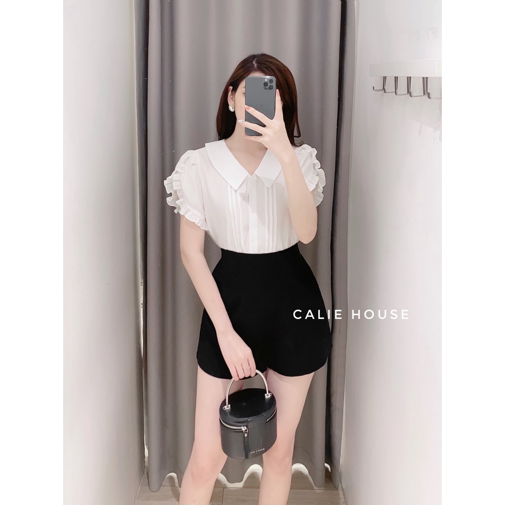 Quần short cạp cao thời trang nữ Calie House Q45