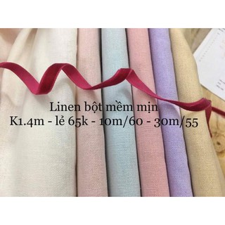 vải linen bột đẹp
