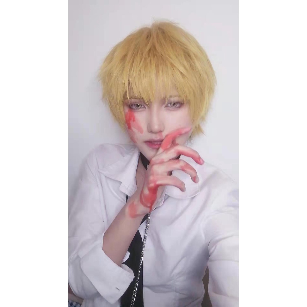 Tóc Giả Sợi Tổng Hợp Dùng Hóa Trang Nhân Vật Misscoo Chainsaw Makima/Denji/Quanxi/Power/Hayaka/Higashiyama Kobeni