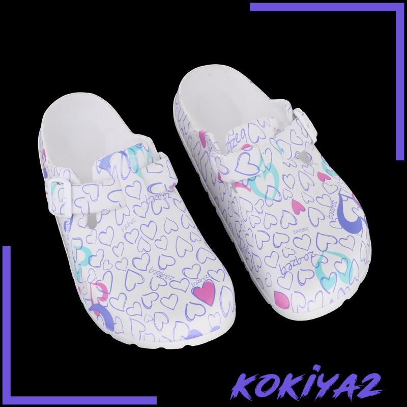 [KOKIYA2]1Pair Women Men Doctor Nurse Clog Mules Slipper Beach Shoes