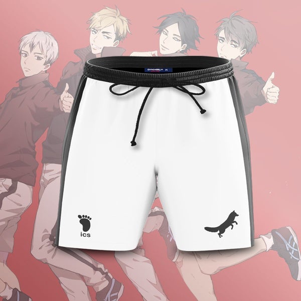 Quần Short Nam In Họa Tiết 3D Hóa Trang Nhân Vật Haikyuu