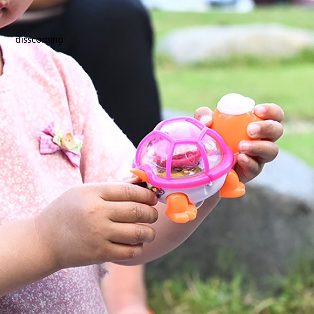 Đồ chơi lên dây cót hình rùa có đèn LED phát sáng