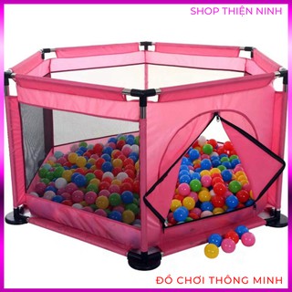 Quây bóng khung inox tặng kèm 10 quả bóng