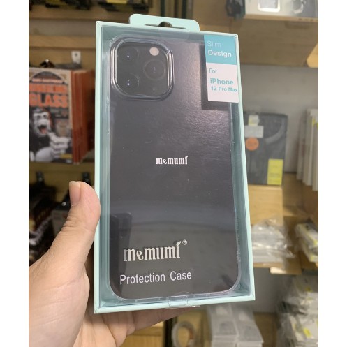 Ốp lưng iPhone 12 Mini, 12, 12 Pro, 12 Pro Max hiệu Memumi Slim Desing Trong cứng không ố màu