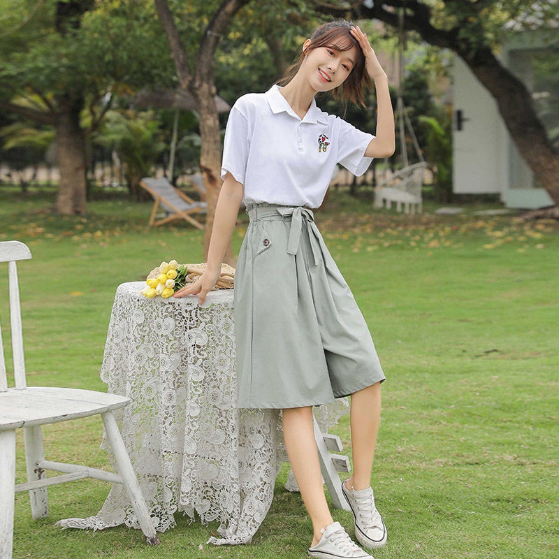 Quần Lửng Dáng Rộng Phong Cách Hàn Quốc 2022 Amoi Cho Nữ