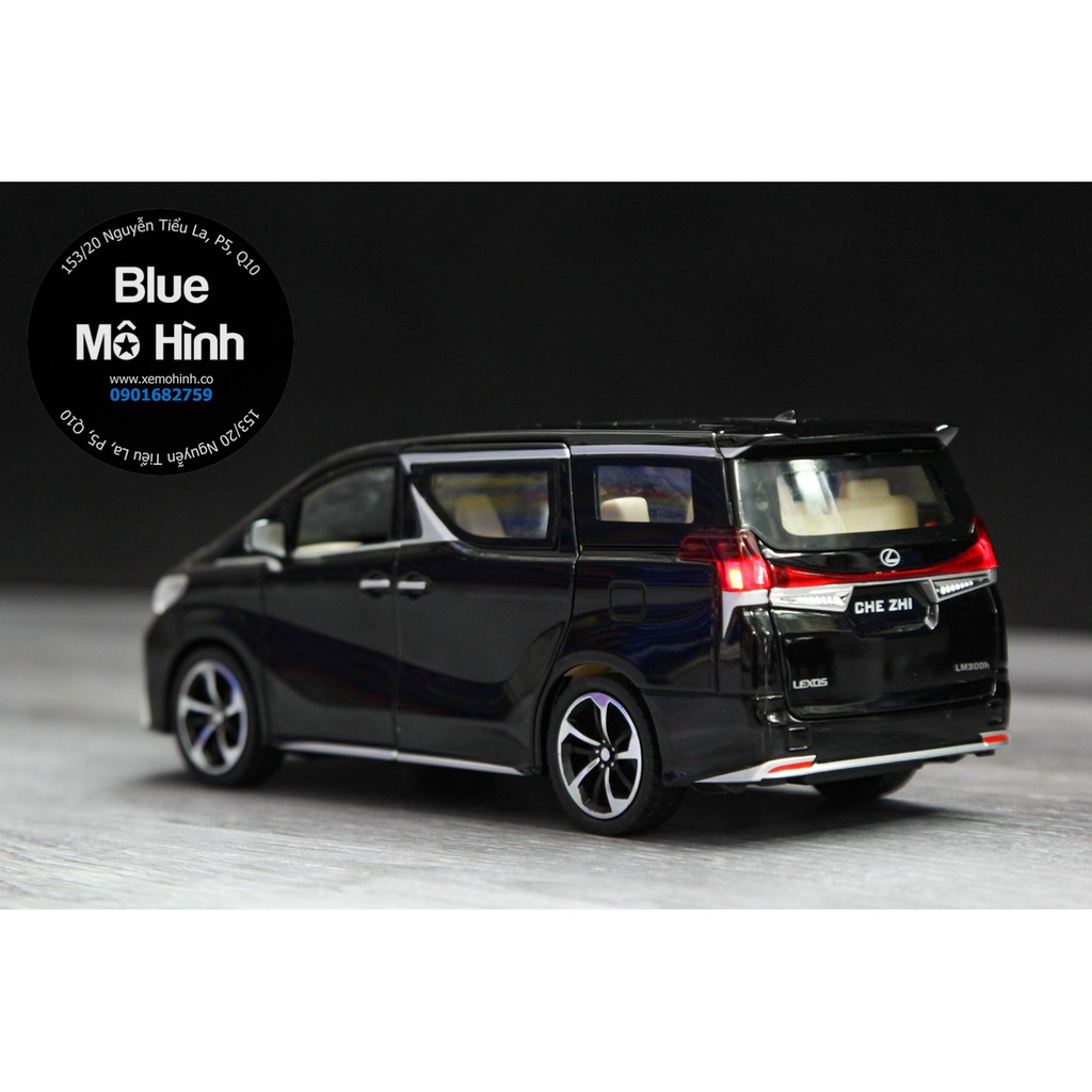 Blue mô hình | Xe mô hình Lexus LM300h SUV mở hết cửa tuyệt đẹp 1:24