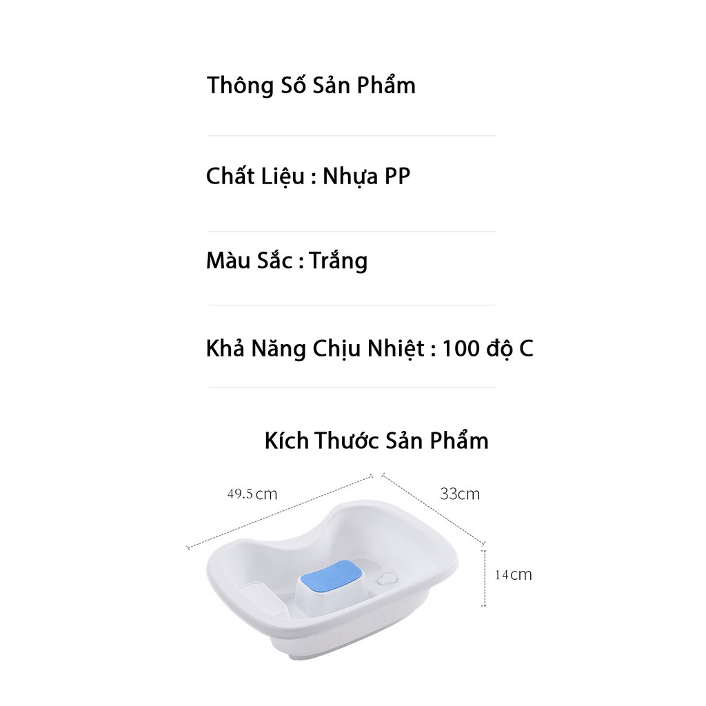 Thau, Chậu Gội Đầu Tại Nhà, Tại Giường, Bồn Gội Đầu Thông Minh