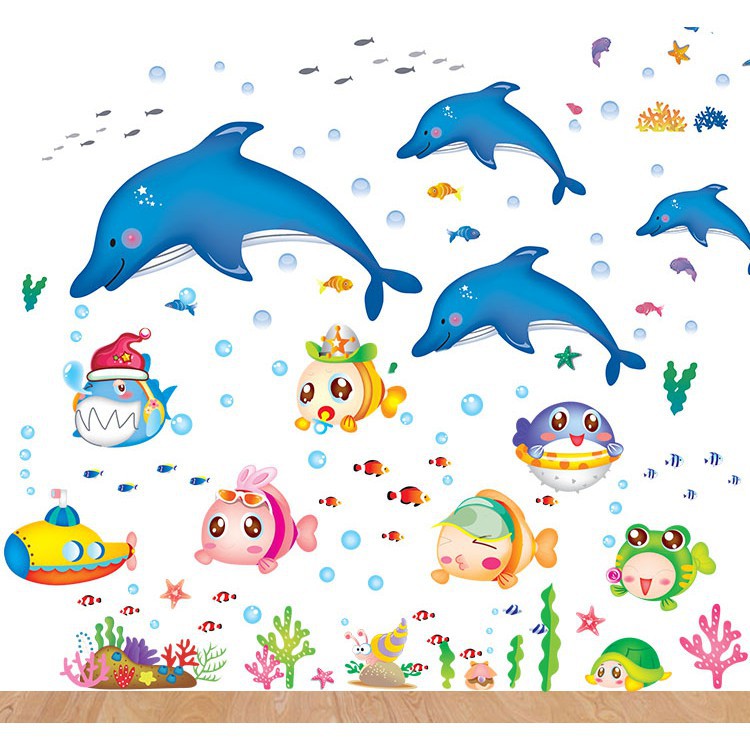 20 Mẫu Combo 2 Decal Dán Tường Động Vật Cho Bé