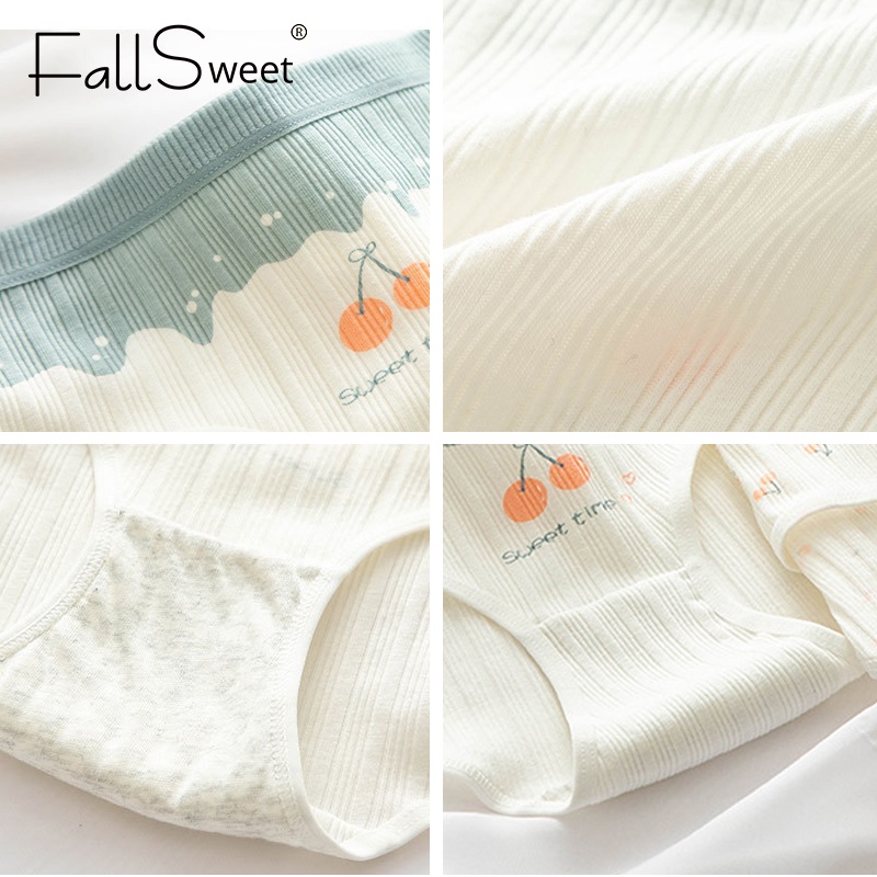 Quần lót FallSweet bằng cotton mềm mại thoải mái gợi cảm dành cho nữ