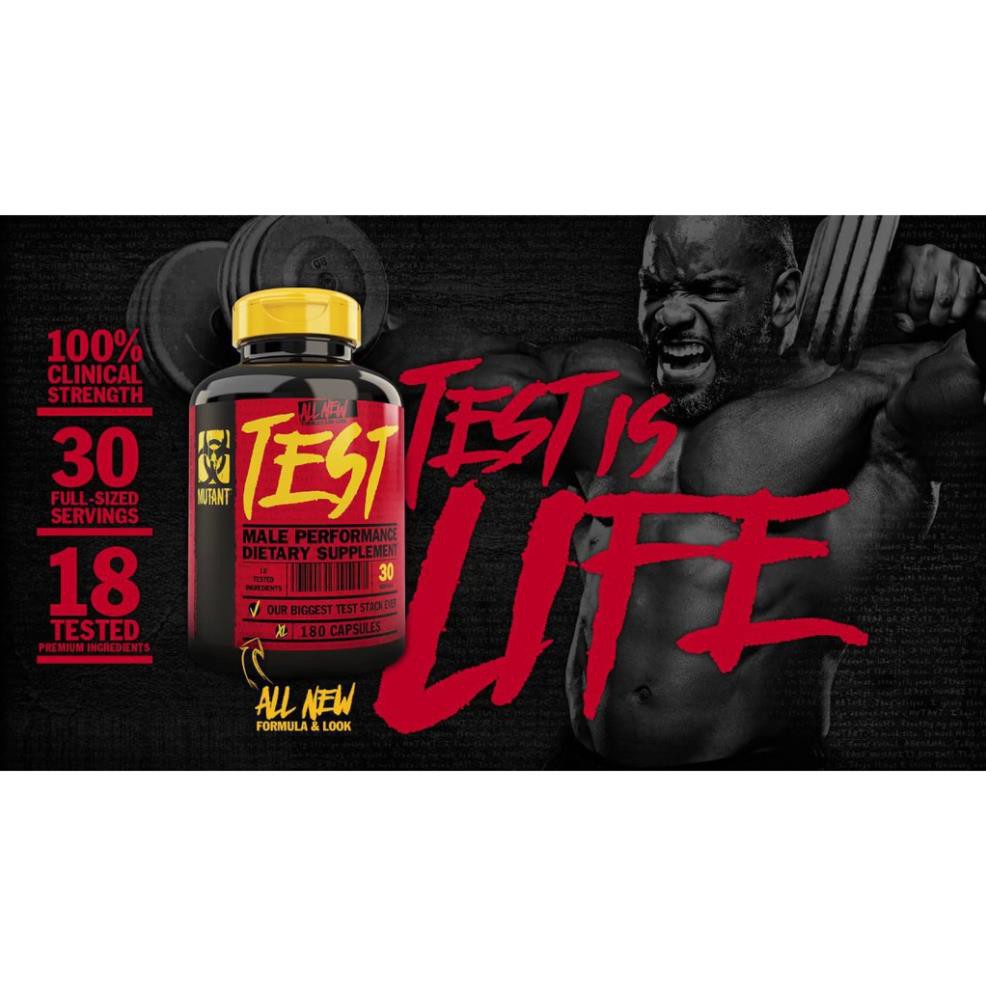 Mutant Test  Viên Tăng Test Hỗ Trợ Tăng Sinh Lý Testosterone Tự Nhiên Tăng Cơ Nhanh- Từ Canada