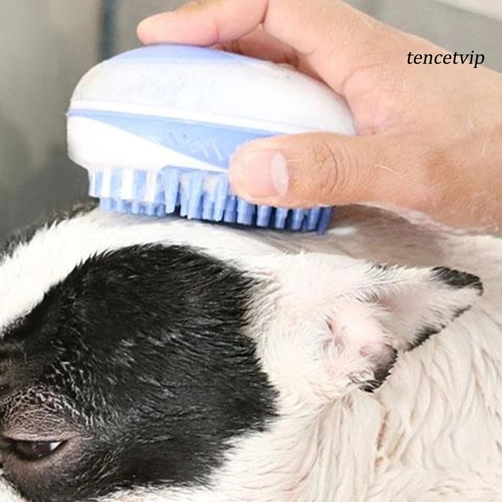 Bàn chải tắm cho thú cưng 2 trong 1 tiện lợi