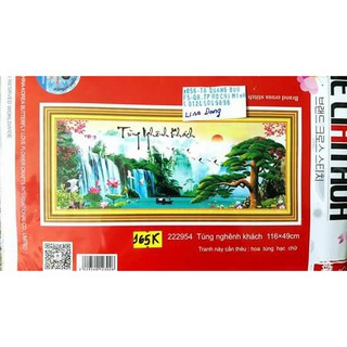 Combo tranh thêu ĐỨC MẸ VÀ PHONG CẢNH