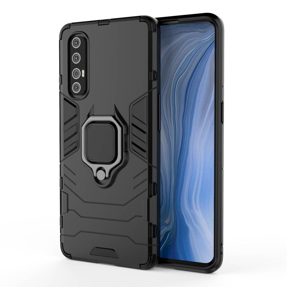 Ốp điện thoại chống sốc bằng PC cứng có giá đỡ cho Oppo Reno 3 Pro Reno3