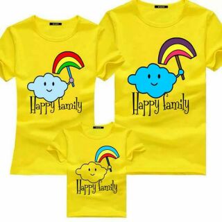 Set 3 áo gia đình mây