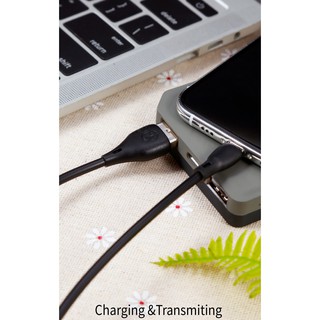 thanh lý Cáp Lightning, USB type C, Micro USB WK Design WDC-072 Black