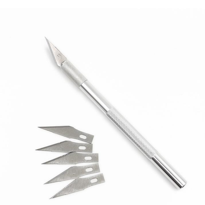 Bộ Dao Khắc Đa Năng, Điêu Khắc Gỗ Nghệ Thuật Cán Nhôm Dài 14cm ❤️freeship❤️