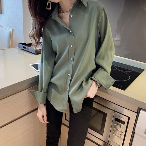 Plus Size Blouse Women Apparel Long Sleeve Loose Retro shirt