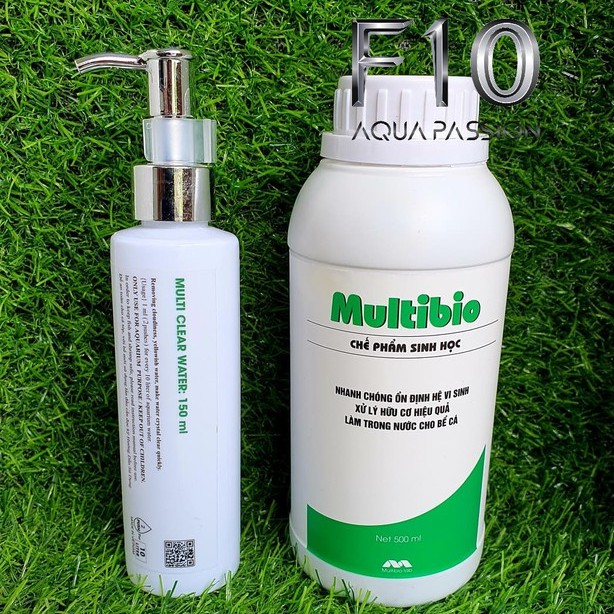 Vi Sinh Multi Bio - Clear Water MultiBio Chế Phẩm Sinh Học Giúp Xử Lý - Làm Trong Nước Nhanh Chóng Cho Bể Cá Cảnh