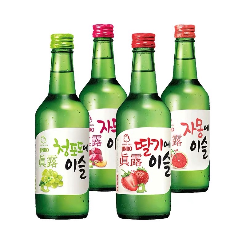 Soju Nước Gạo Lên Men Hàn Quốc Makgeolli Kook Soon Dang vị trái cây [Đào_Nho_Chuối_Truyền thống] chai thơm ngon dễ uống