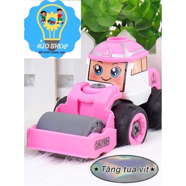Xe lu lắp ghép sáng tạo (tặng tua vít)