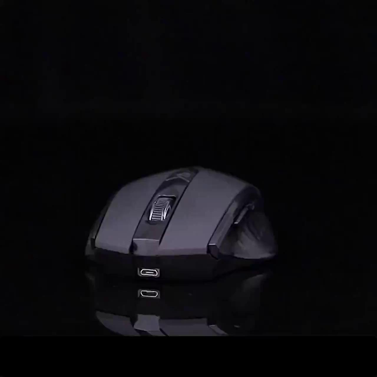 Chuột Không Dây Pin Sạc Maxcotech Inphic PM6 Chống Ồn Kết Nối Bluetooth 5.0 và Wireless 2.4G Pin 5 Tuần | BigBuy360 - bigbuy360.vn