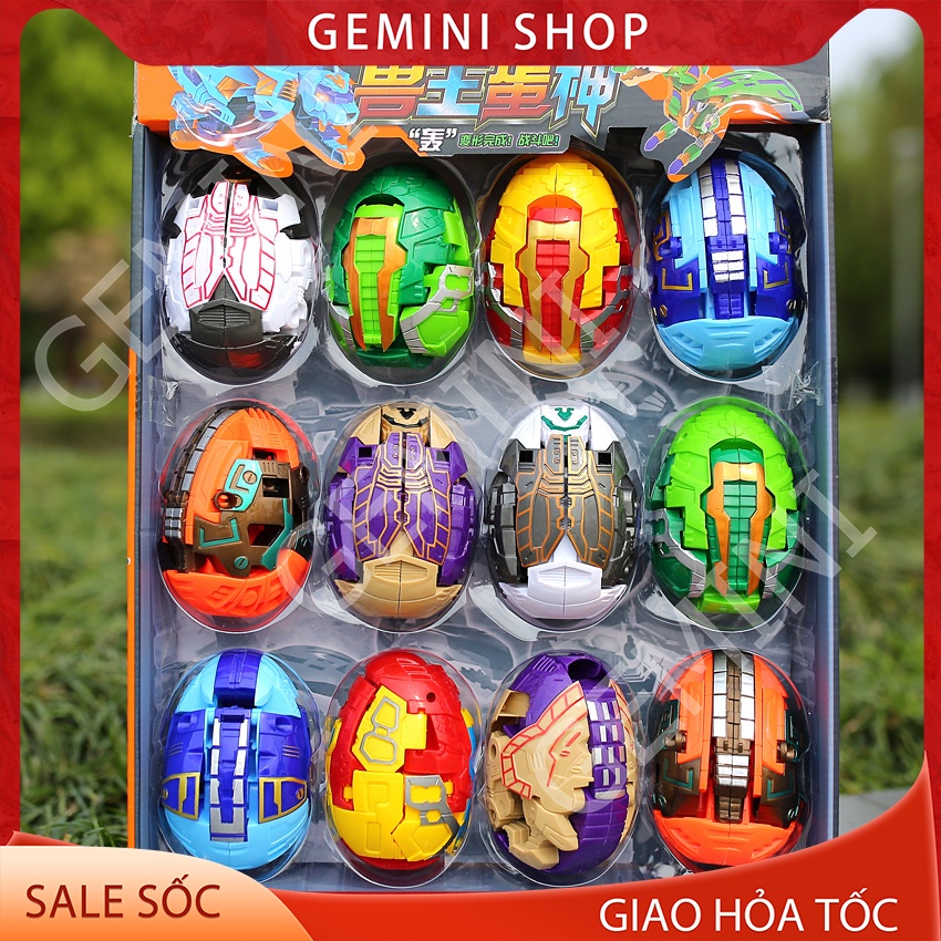 TRỨNG BIẾN HÌNH KHỦNG LONG CHO BÉ KL453, ĐỒ CHƠI QUẢ TRỨNG ĐỘNG VẬT ĐỘC ĐÁO GEMINI SHOP