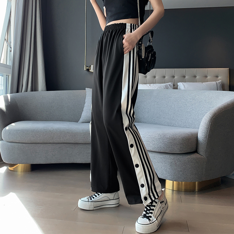 Quần dài SUXI cho nữ thiết kế dáng rộng phong cách thời trang mùa thu Hàn Quốc