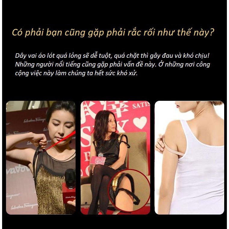 Miếng Độn Vai Silicon Chống Trượt Dây Áo PK357