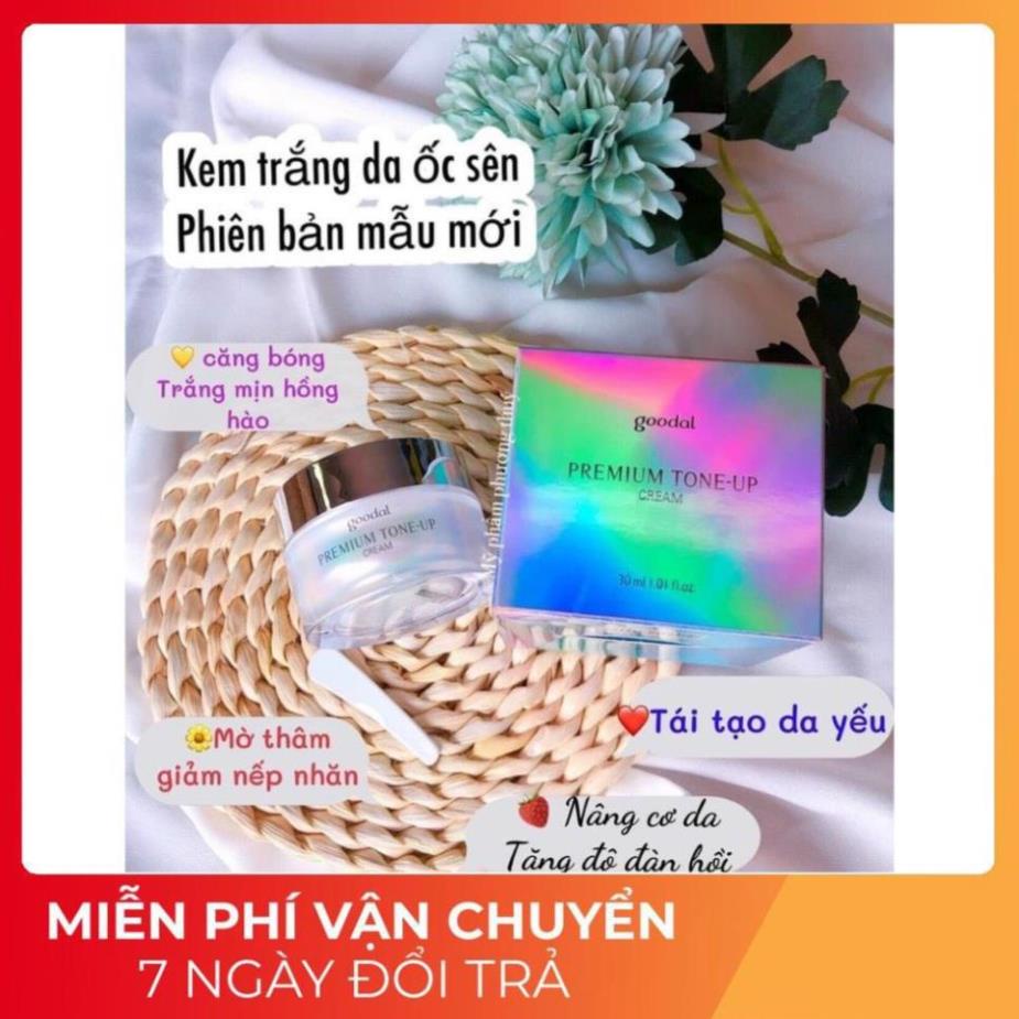 Kem dưỡng trắng da nâng tone Ốc Sên Goodal Premium Snail Tone-Up Cream Hàn Quốc 30ml làm giảm nếp nhăn mờ thâm nám | BigBuy360 - bigbuy360.vn