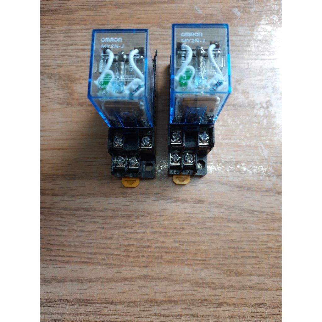 Rơ le 220VAC / 24VDC 14 chân / 8 chân MY4NJ relay kiếng