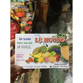 Ấp xanh ướp thịt Lệ Hương-hộp 12 ống