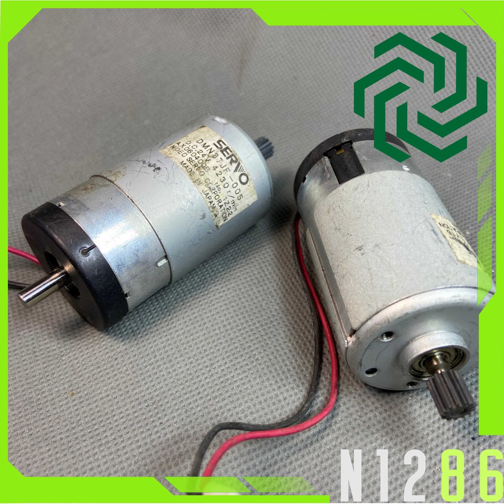 Động cơ chổi than, Motor Servo Nidec 24V 4230 RPM, tua khỏe. DMN37JF-005