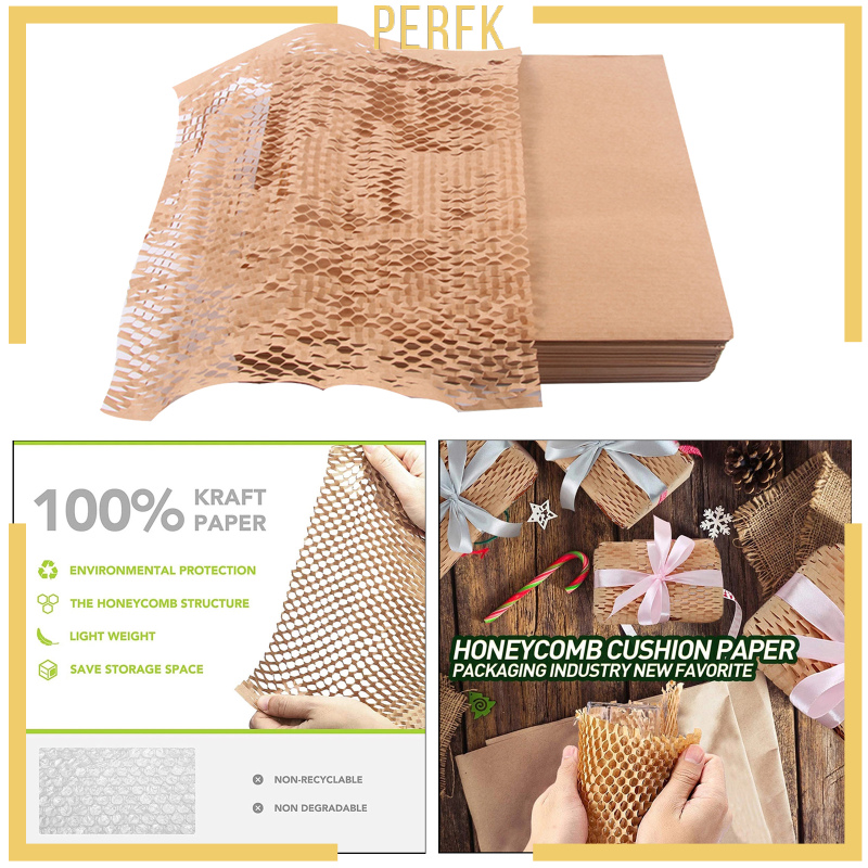 [Perfk] Set 100 Giấy Gói Quà Hình Tổ Ong