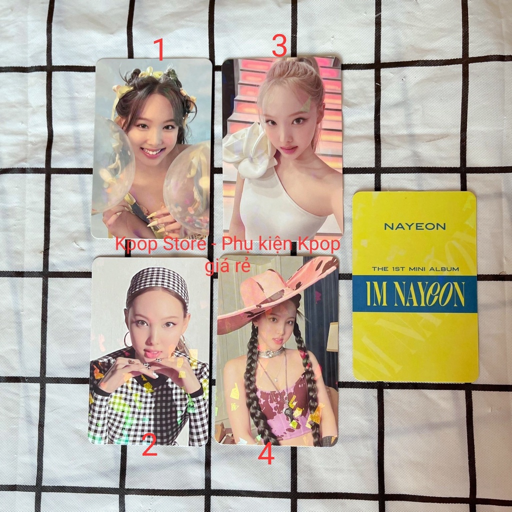 Card Ảnh Twice Im Nayeon thẻ ảnh hologram
