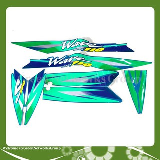 Tem decal xe WAVE THÁI 3 lớp WAVE S110 đời 2000 Greennetworks