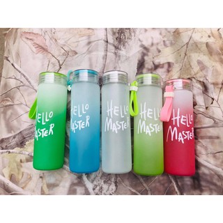 Bình Nước Thủy Tinh Hello Master 480 ml