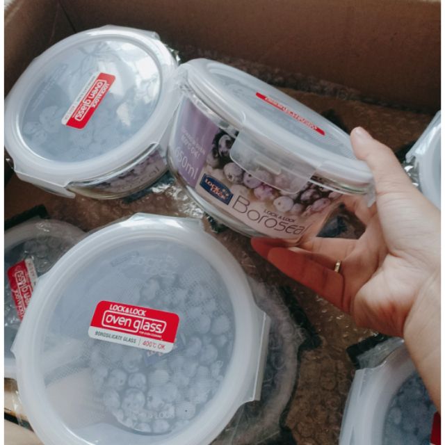 Hộp thủy tinh Lock and Lock 650ml
