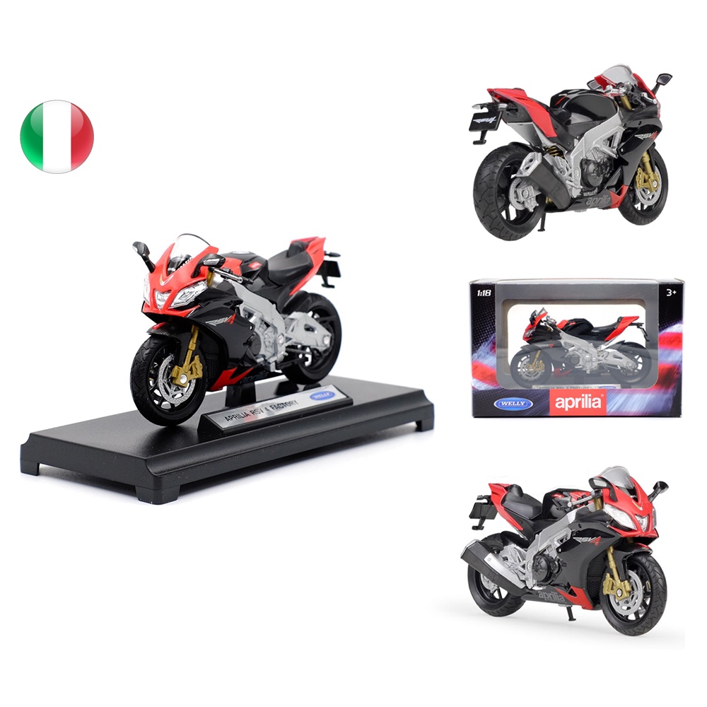 Mô hình mô tô Aprilia RSV 4R, Aprilia RSV 1000R, Benelli Tornado Tre 1130 1:18