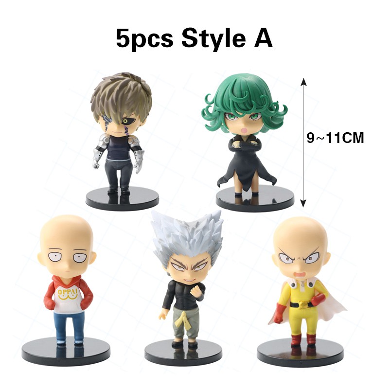 Set 5 Mô Hình Nhân Vật Saitama Trong One Punch Man 9-11cm