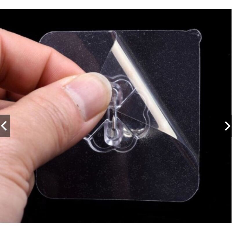 COMBO #100 Móc Dán Tường Trong Suốt Chịu Lực