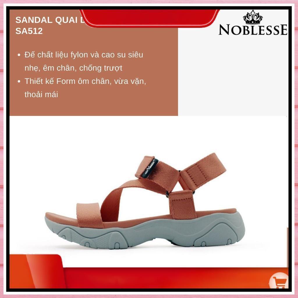 GIẦY DÉP XĂNG ĐAN NỮ MÀU CAM ĐẤT QUAI DÙ CHÉO THỜI TRANG THƯƠNG HIỆU NESTY SA512